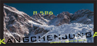 La cartolina ufficiale della spedizione Kanchenjunga 2014