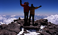 In vetta all'Aconcagua